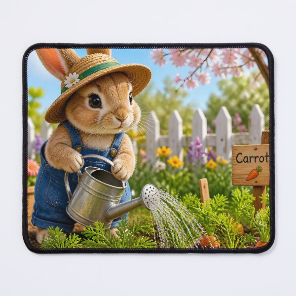 Item preview, the gardener bunny designed and sold by EdicionesJML.