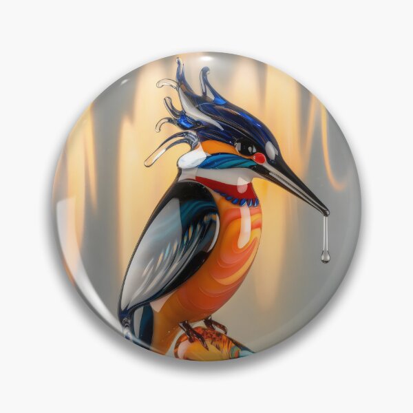 Item preview, Abstract kingfisher. designed and sold by MyHappyArtShop.