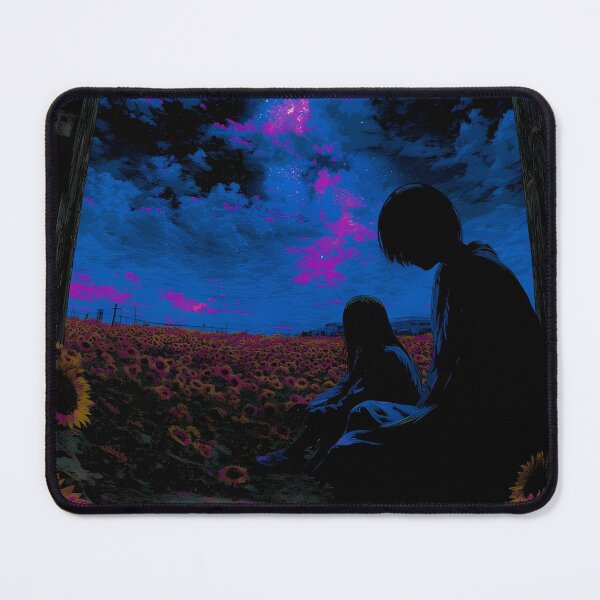 Item preview, Couple Watching Cosmic Sunset designed and sold by Peac7e.