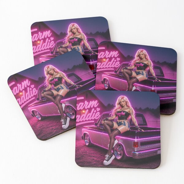 Item preview, Farm Baddie – Neon Pickup Night Aesthetic designed and sold by BleedingFrames.
