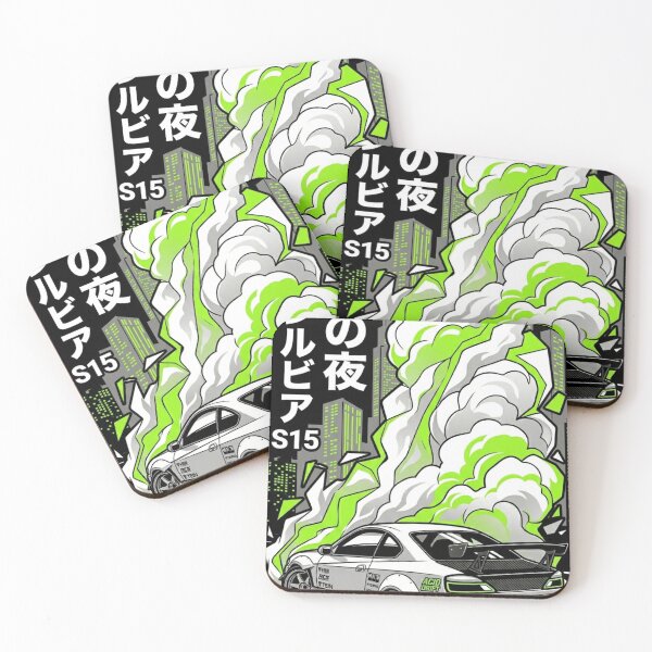 Item preview, 15 Silvia Night Drift Edition - JDM Streetwear Art designed and sold by TokyoSideways.