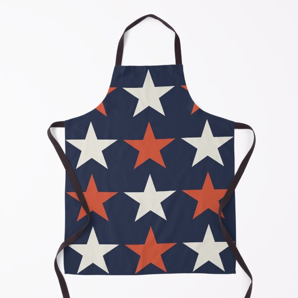 Item preview, Large TENNIS COURT CLAY CREAM and NAVY BLUE STARS  designed and sold by RachelMacht.