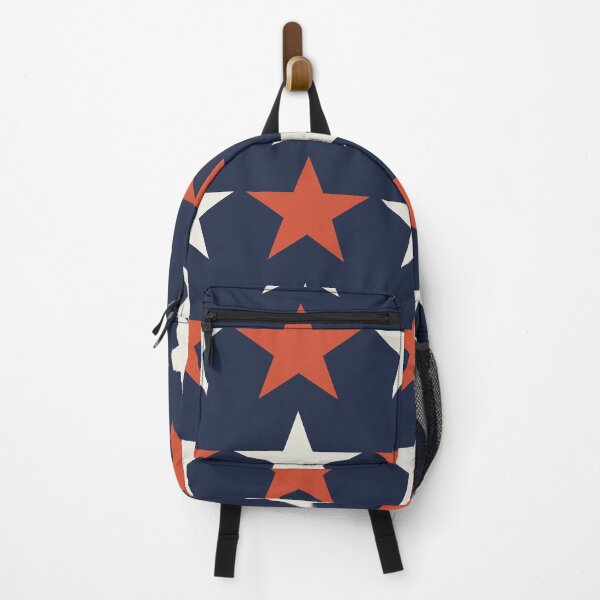 Item preview, Large TENNIS COURT CLAY CREAM and NAVY BLUE STARS  designed and sold by RachelMacht.