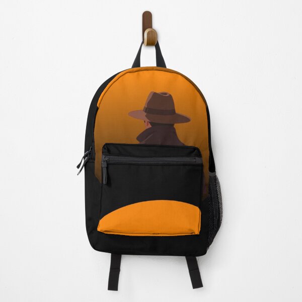 Item preview, Aesthetic Sunset Circle Art with Man Silhouette Hat – Minimalist Sun Graphic Design designed and sold by Ahmad-brosltd.