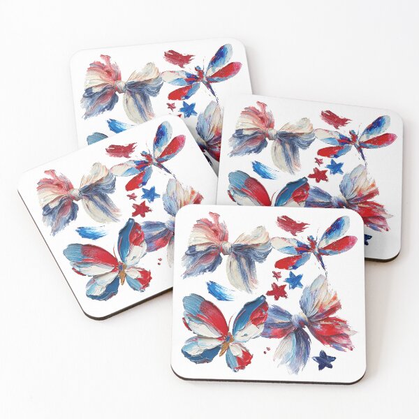 Item preview, Patriotic Butterfly Dragonfly Stars Design designed and sold by EnlivenDesigns.