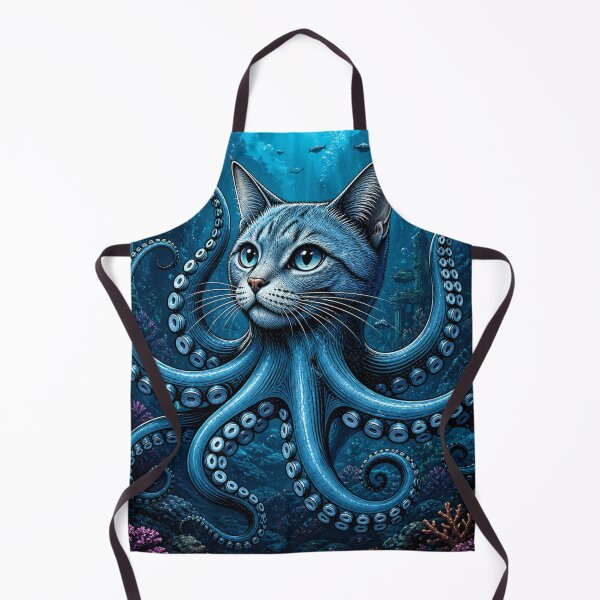 Item preview, Catopus of the Deep – Surreal Ocean Hybrid designed and sold by ArtoryNest.