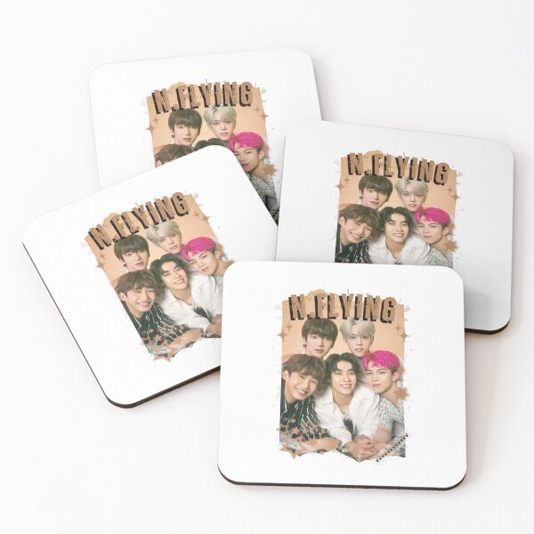 Item preview, N.Flying Inspired Korean Rock Band Art Kpop Boy group K-music south korean Boy group Scrapbook Collage Cozy Y2K Vintage Design designed and sold by HELL0WBELLO.