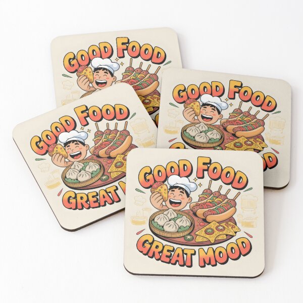 Item preview, Good Food Great Mood designed and sold by MyHappyArtShop.