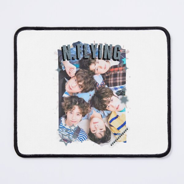 Item preview, N.Flying Inspired Korean Rock Band Art Kpop Boy group K-music south korean Boy group Scrapbook Collage Cozy Y2K Vintage Design designed and sold by HELL0WBELLO.
