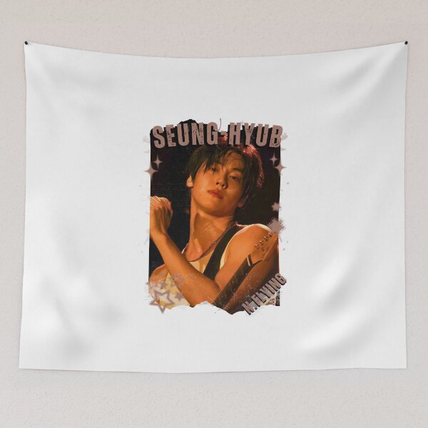 Item preview, N.Flying Seung-hyub Inspired Korean Rock Band Art Kpop Boy group K-music south korean Boy group Scrapbook Collage Cozy Y2K Vintage Design designed and sold by HELL0WBELLO.