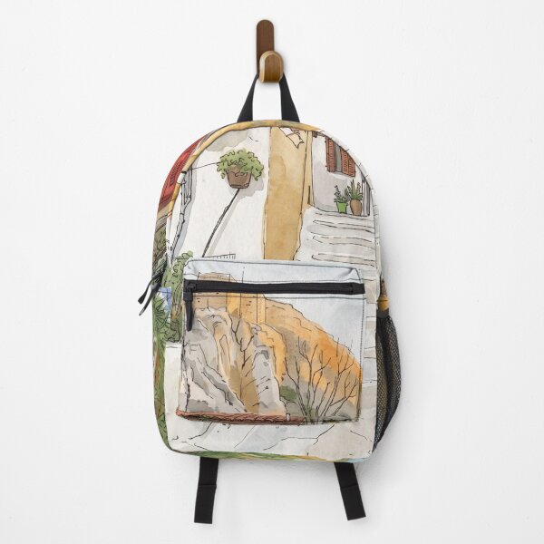 Item preview, Anafiotika neighborhood and Acropolis in the old city of Athens designed and sold by sid1802.