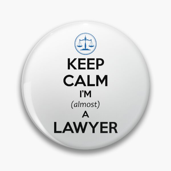 Item preview, Law School Graduation - Keep Calm I'm Almost A Lawyer Funny Law Student Bar Exam Gift for Future Attorney - Scales of Justice designed and sold by merkraht.