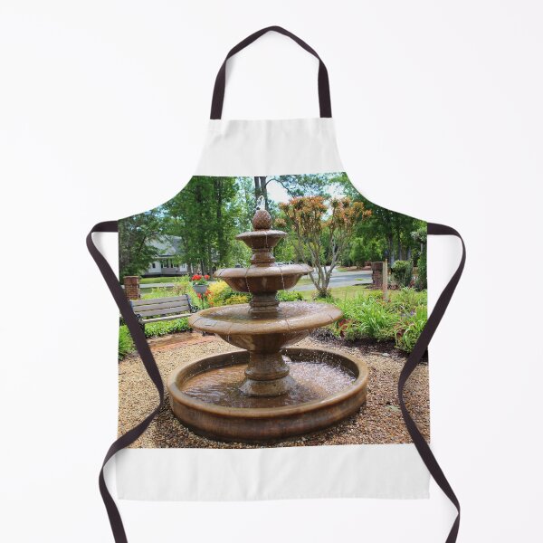 Item preview, Garden Fountain with Bench designed and sold by Cynthia48.