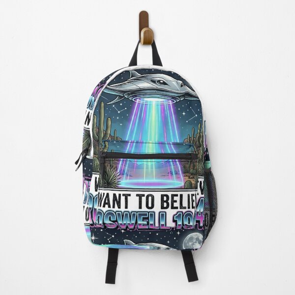 Item preview, Roswell 1947 I Want To Believe Retro Cartoon designed and sold by X-Alien-Labs.