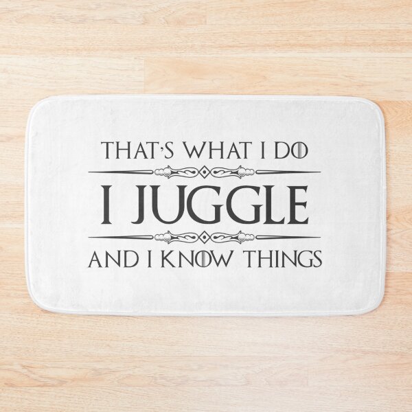 Item preview, Juggler Gifts - I Juggle and I Know Things Funny Juggling for the Juggle Head designed and sold by merkraht.