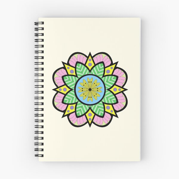 Item preview, Colorful Mandala Flower - Boho Floral Pattern designed and sold by craftworks415.