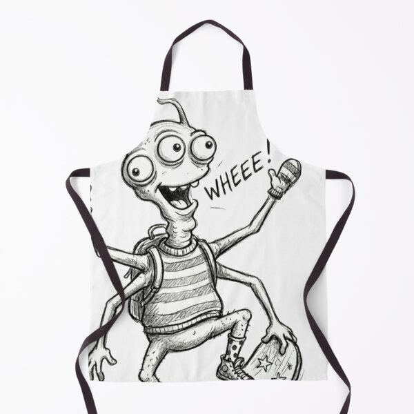 Item preview, Alien skateboard sketch designed and sold by The King's general goods.
