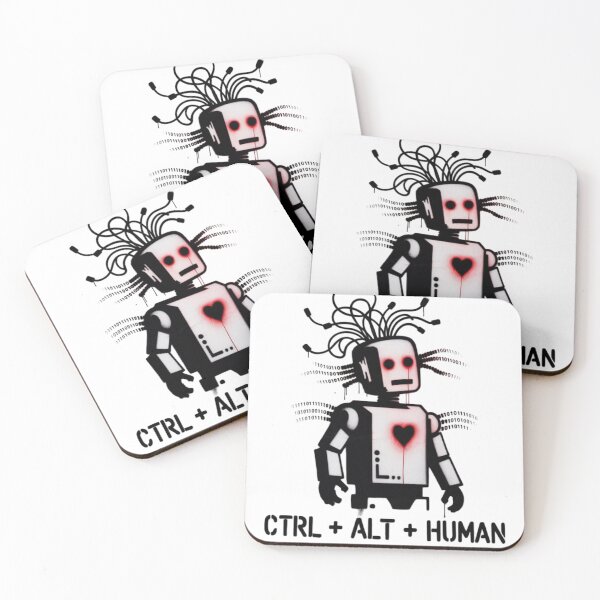 Item preview, BANKSY ROBOT  CTRL + ALT + HUMAN designed and sold by 123ks.