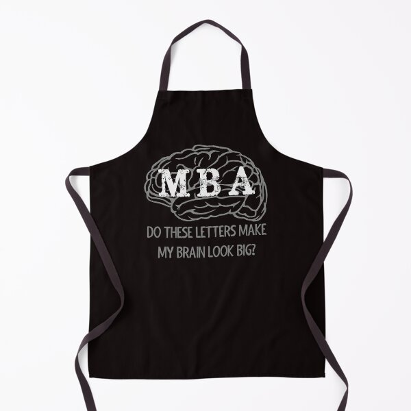 Item preview, MBA Graduation Gift - Do These Letters Make My Brain Look Big Funny Masters Degree Gifts for Brainy MBA Graduates designed and sold by merkraht.