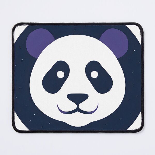 Item preview, Minimalist Panda Face - Kawaii Panda Bear Logo Art designed and sold by Void-Panda.