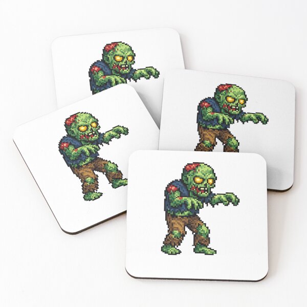 Item preview, Pixelated Zombie designed and sold by NextNoob485.