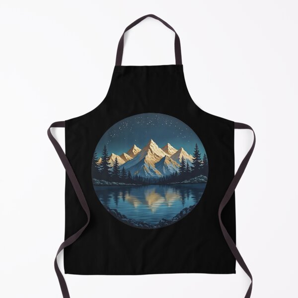 Item preview, Mountains with moon light designed and sold by trendspatterns.