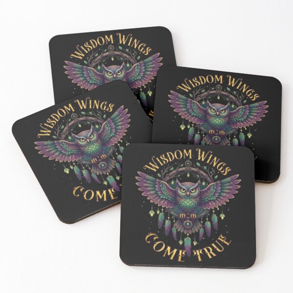 Item preview, Wisdom Wings – Mystical Owl Art designed and sold by Dogandesighn.