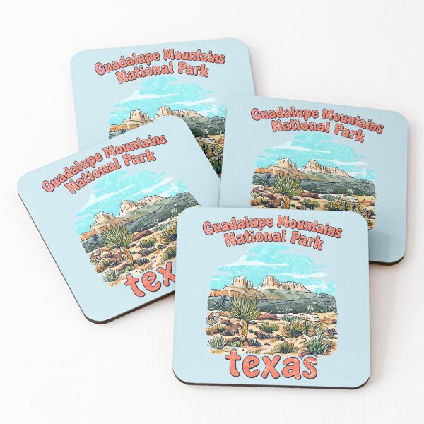 Item preview, Guadalupe Mountains Park El Capitan Cute  Retro Landscape designed and sold by HowToCanadian.