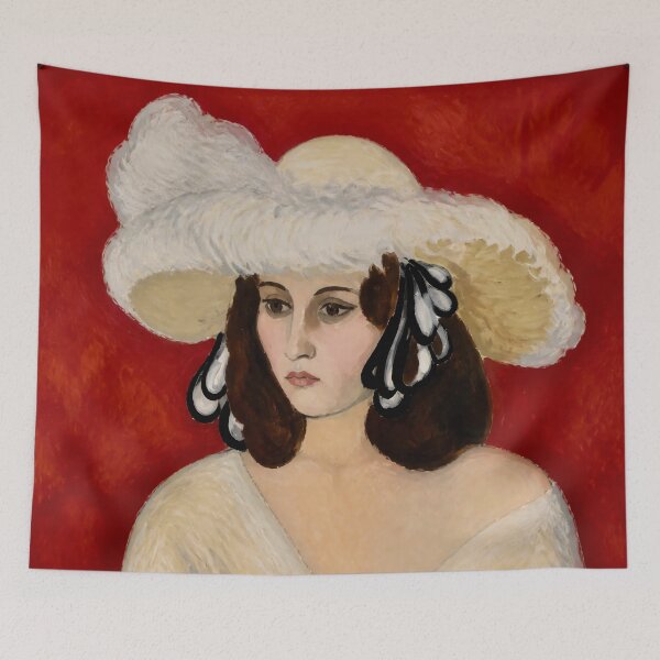 Item preview, Woman with Hat After Matisse designed and sold by Vicky Brago-Mitchell®.