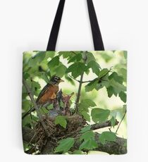 American Robin Family Tote Bag