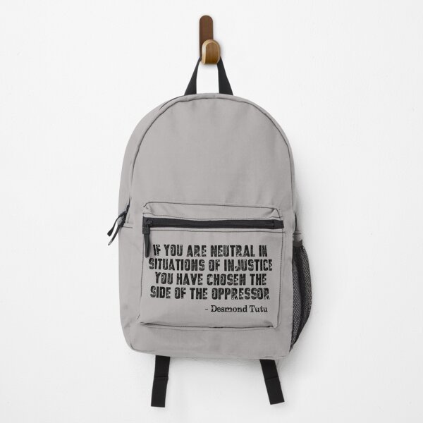 Item preview, Desmond Tutu Quotes - If You Are Neutral In Situations of Injustice You Have Chosen the Side of the Oppressor designed and sold by merkraht.