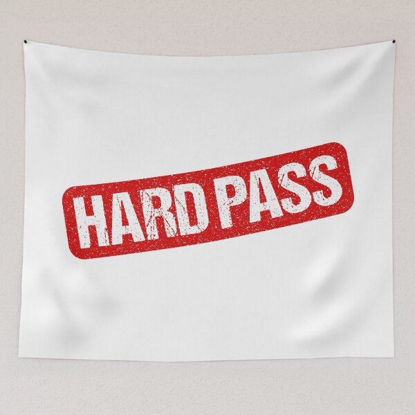 Item preview, Hard Pass, Red Stamp  designed and sold by Memes N Lore .