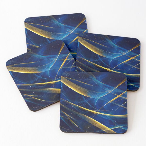 Item preview, Blue Skies With Golden 'Magical' Streaks Fantasy Abstract designed and sold by DEC02.
