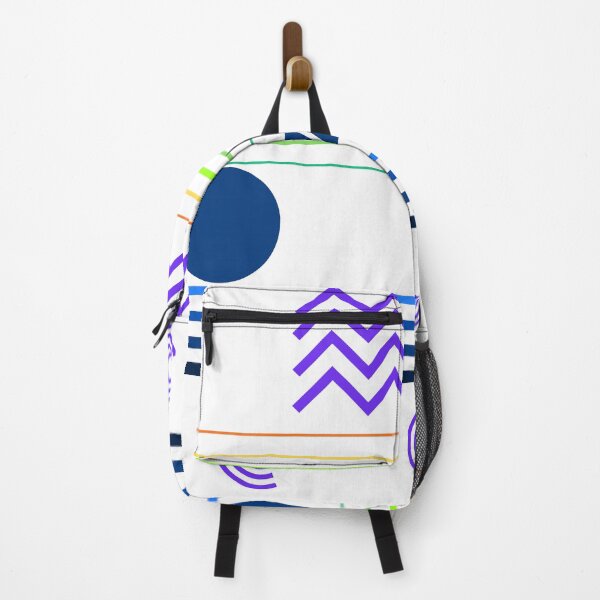 Item preview, Abstract Geometric Neon Lines & Shapes Retro Futuristic Design designed and sold by EHdesignShop.