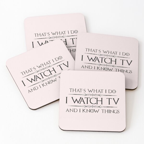 Item preview, Binge Watcher - I Watch TV and I Know Things Funny Gift Ideas for Couch Potato and Binge Watching of Episodes designed and sold by merkraht.