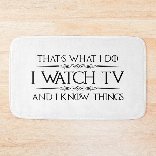 Item preview, Binge Watcher - I Watch TV and I Know Things Funny Gift Ideas for Couch Potato and Binge Watching of Episodes designed and sold by merkraht.