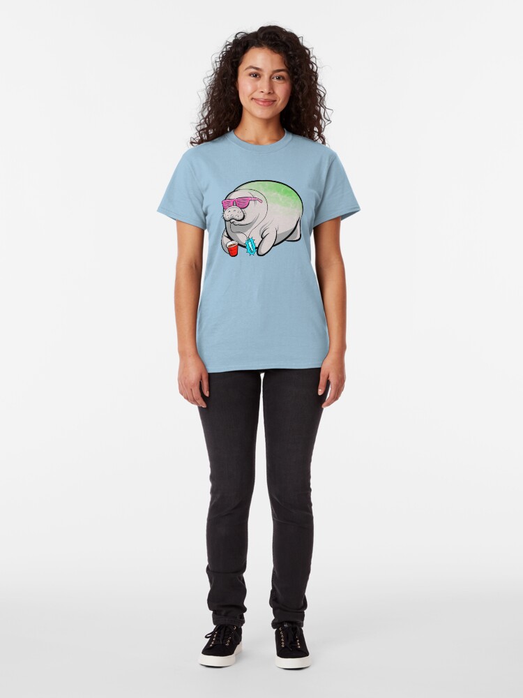 Alternate view of Party Manatee Classic T-Shirt