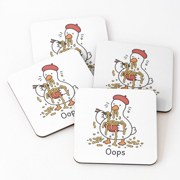 Item preview, Oops Goose Sticker designed and sold by ByLusya.