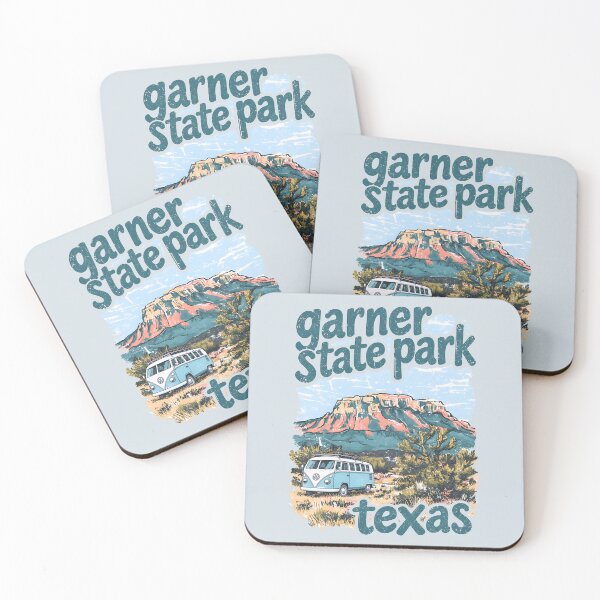 Item preview, Garner State Park Texas Cute Retro Mount Landscape designed and sold by HowToCanadian.