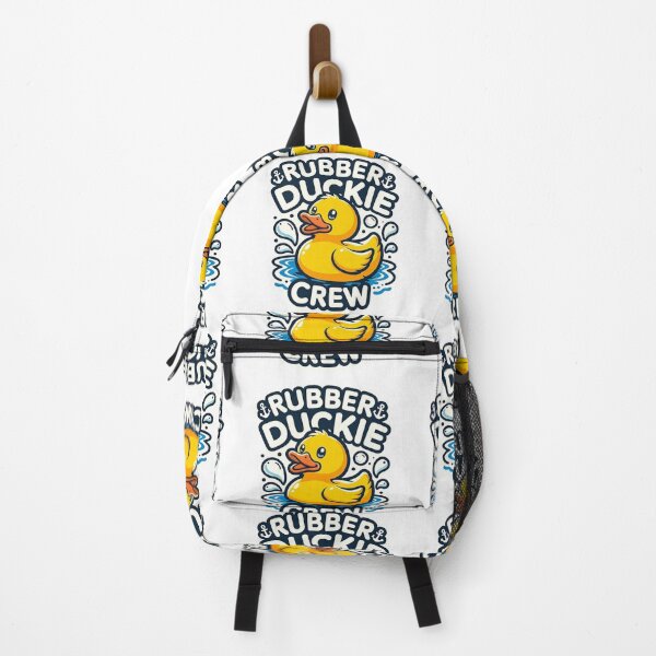 Item preview, Rubber Duckie Crew Unisex Casual T‑Shirt – Funny Nautical Design designed and sold by MerchlyMike.