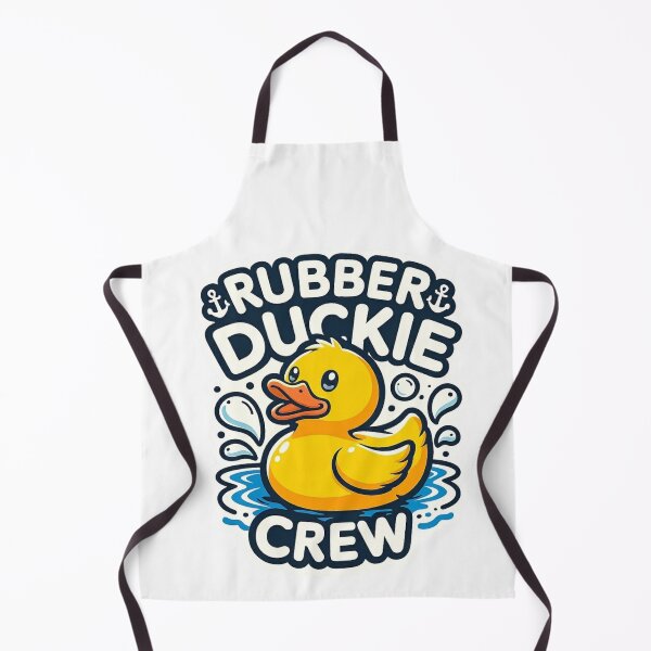 Item preview, Rubber Duckie Crew Unisex Casual T‑Shirt – Funny Nautical Design designed and sold by MerchlyMike.