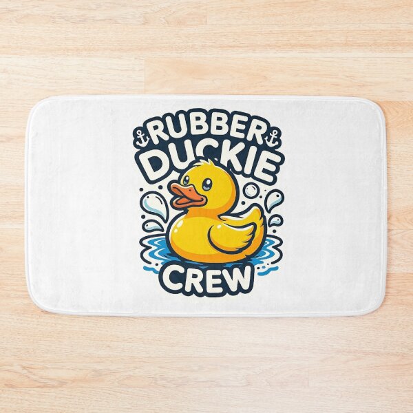 Item preview, Rubber Duckie Crew Unisex Casual T‑Shirt – Funny Nautical Design designed and sold by MerchlyMike.