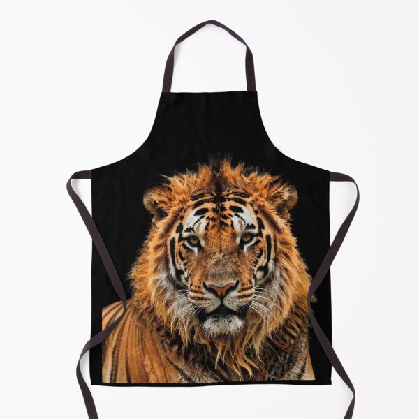 Item preview, Hybrid portrait of a Tiger/Lion with a powerful yet peaceful gaze (Digital Watercolor Illustration) designed and sold by Alan-David.