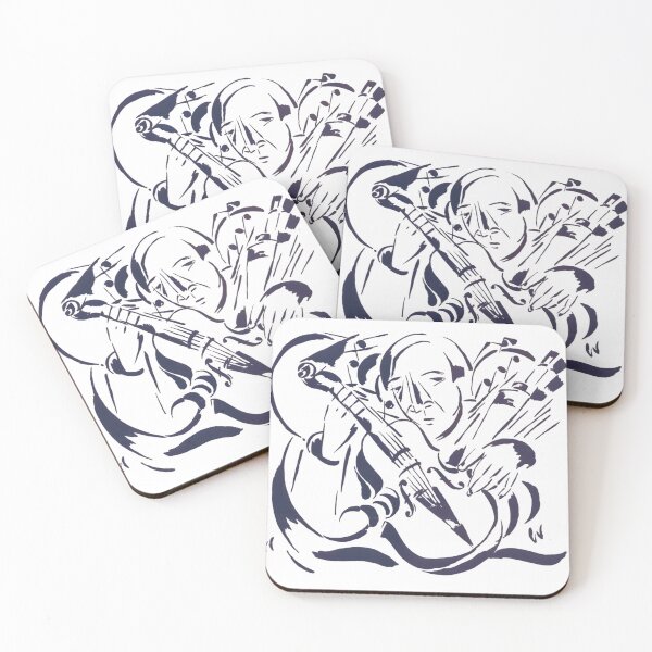Item preview, Abstract Cello Line Art – Minimalist Music Illustration designed and sold by ElNiro.