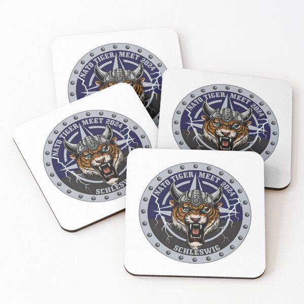 Item preview, NATO Tiger Meet 2024 - Schleswig Air Base Commemorative Patch designed and sold by CharlieDesings.