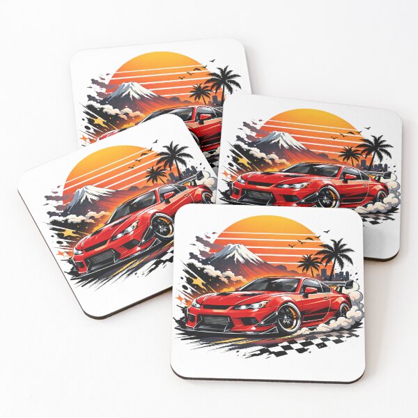 Item preview, Nissan GTR Retro Sunset graphic  designed and sold by MyPassionWorld.
