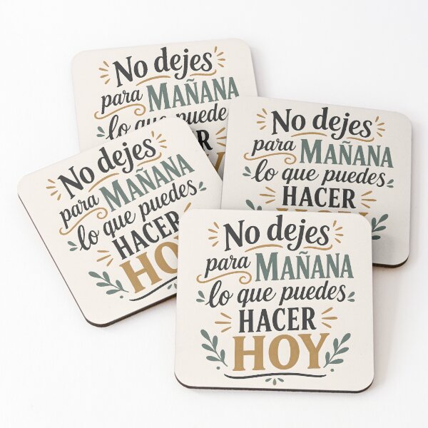 Item preview, No Dejes Para Mañana — Spanish Motivational Quote Print, Boho Typography Wall Art designed and sold by QuietWallStudio.