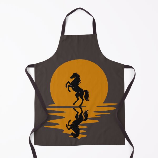 Item preview, Rearing Horse at Sunset Reflection - Majestic Wild Spirit. designed and sold by LunaPrintCo.