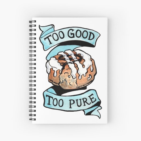 Perfect cinnamon roll, too good, too pure Spiral Notebook