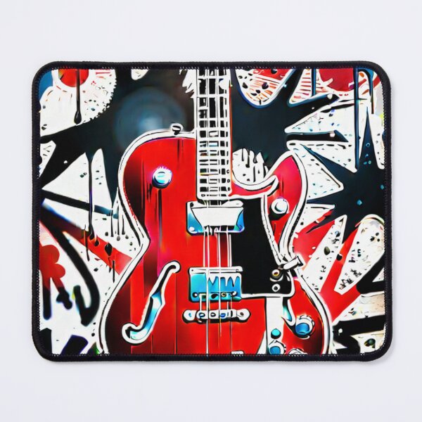 Item preview, Guitar art designed and sold by Little Bugs Creations.